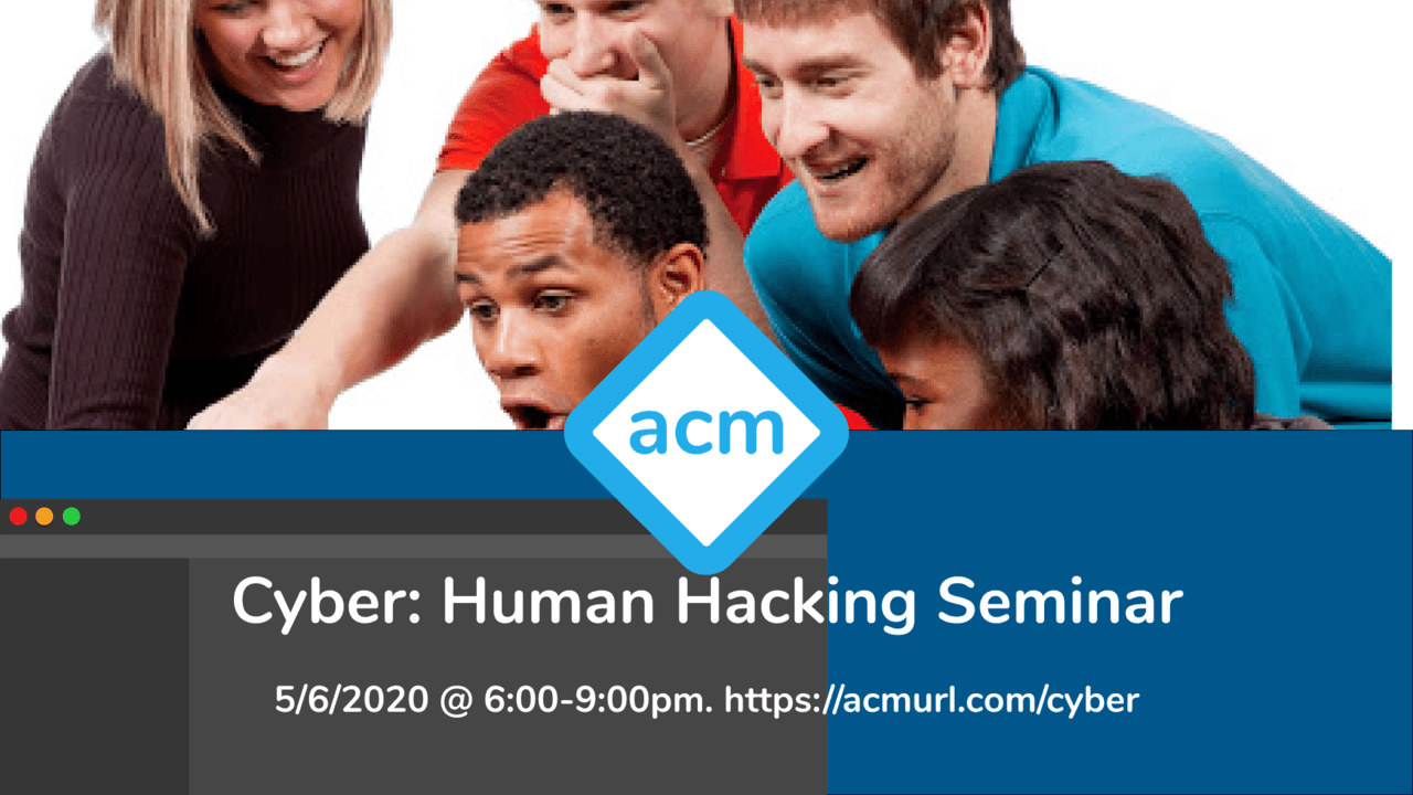 Cyber: Human Hacking Seminar cover image