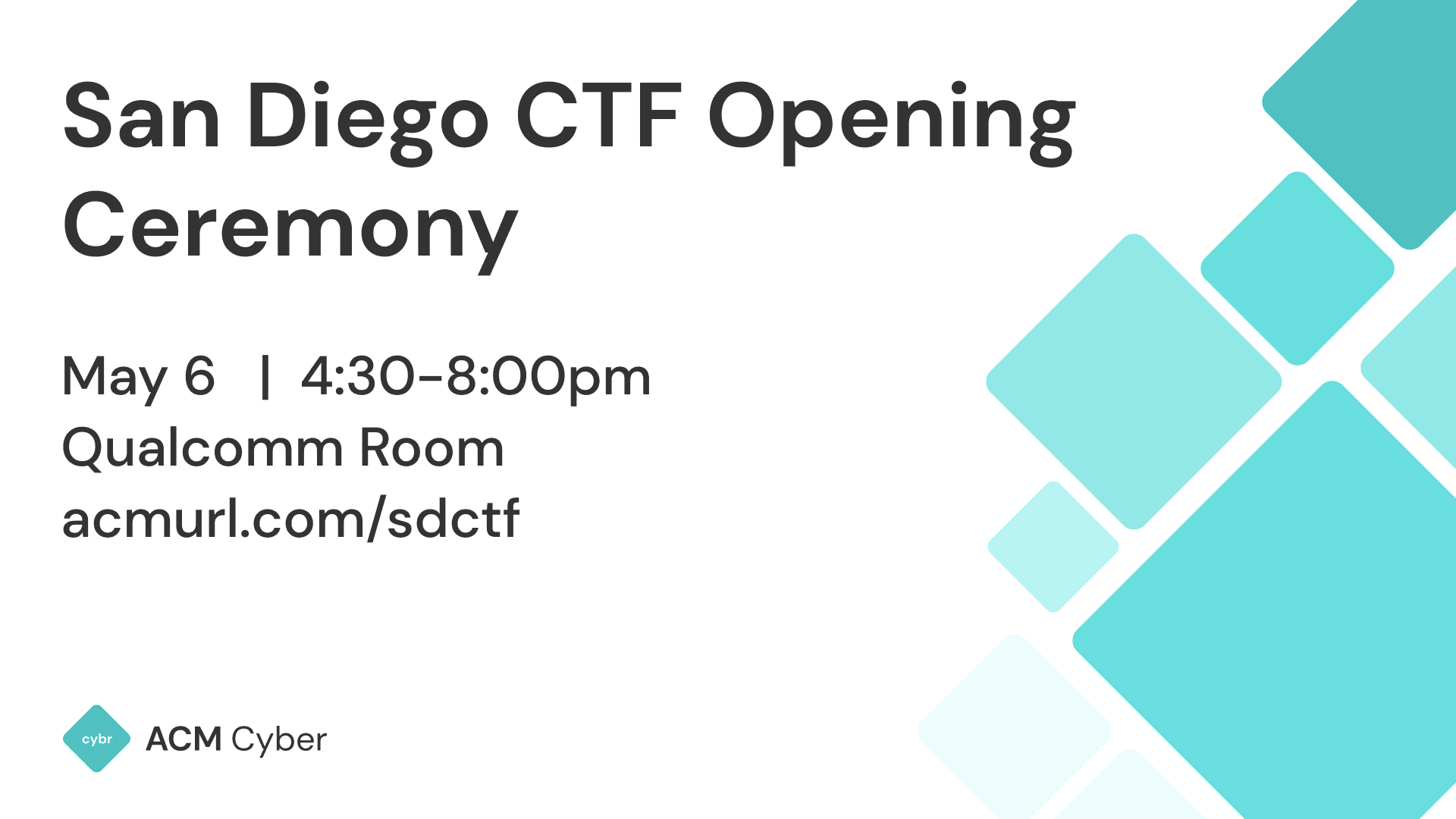 San Diego CTF Opening Ceremony cover image