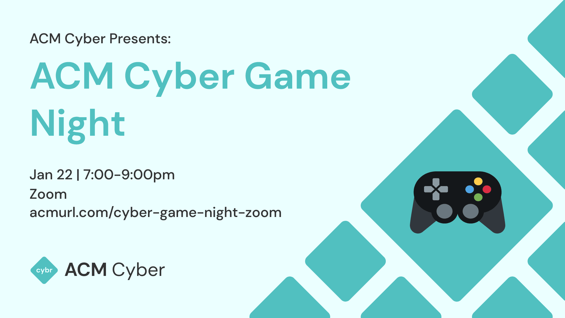 ACM Cyber Game Night cover image