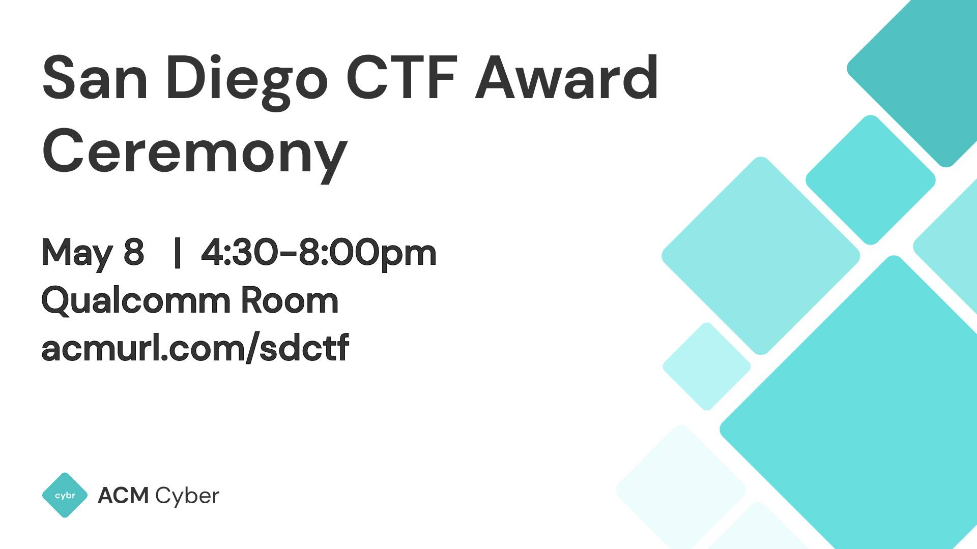 San Diego CTF Award Ceremony cover image